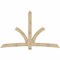 Ekena Millwork Davenport Rough Sawn Timber Gable Bracket, Douglas Fir, 108"W x 68"H x 6"D x 6"F, 15/12 Pitch GBW108X68X0606DAV00RDF - alternate 1